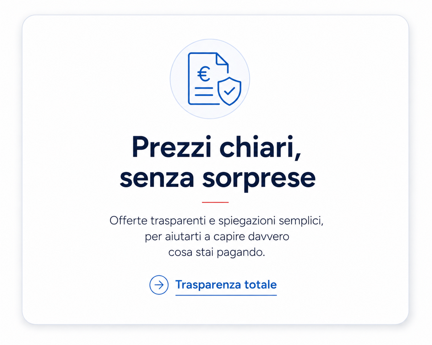 prezzi chiari